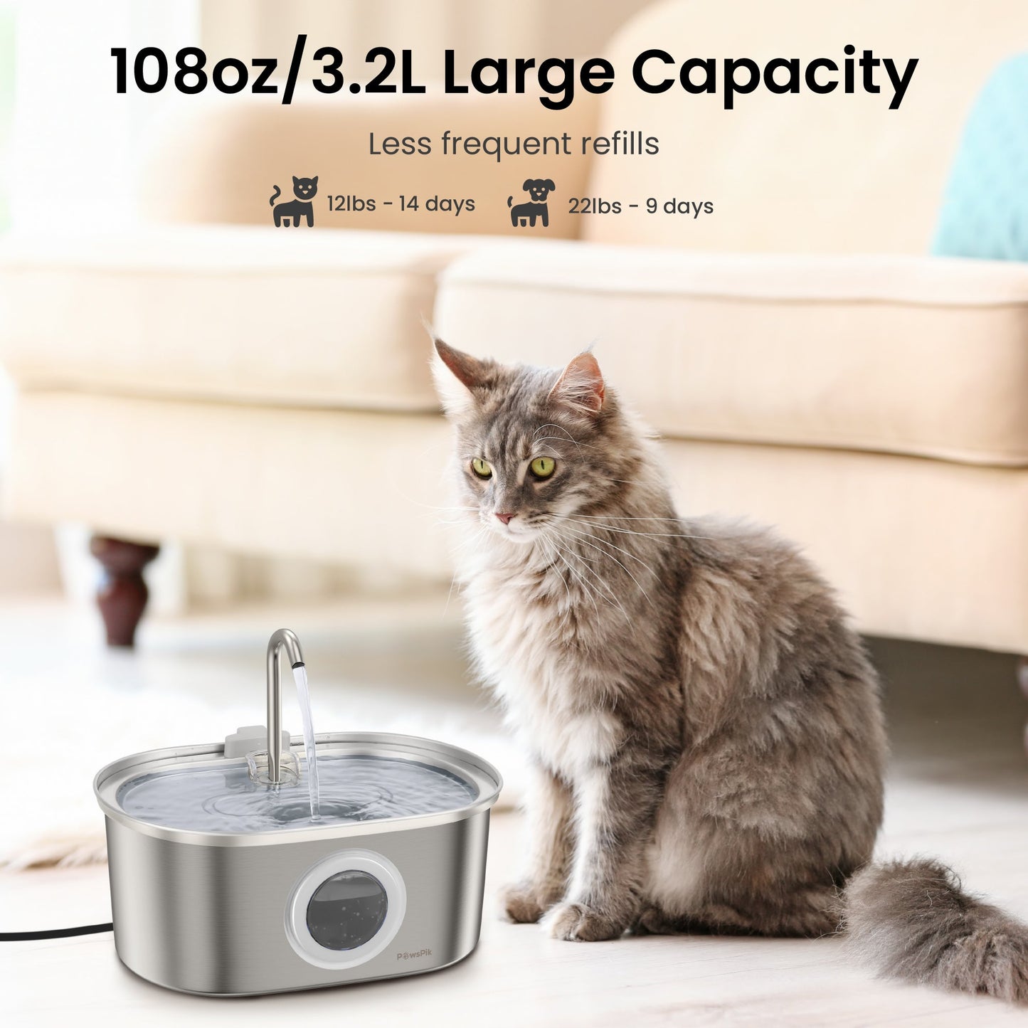 WhisperFlow Pet Fountain