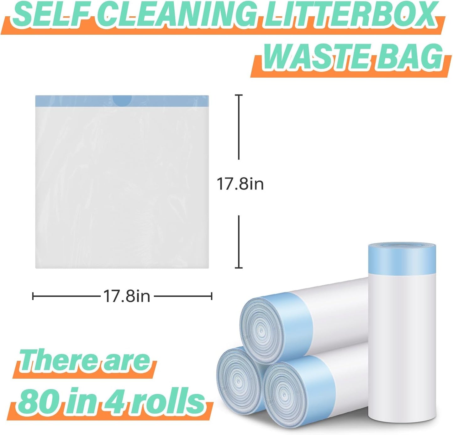 Easy Clean Cat Litter Liners